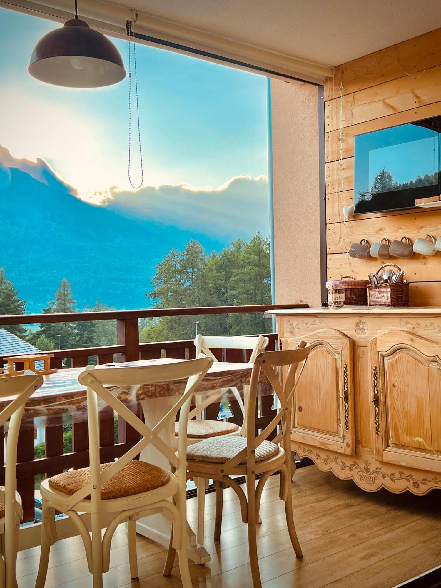 Apartament La Joue Du Loup, Aux Pieds Des Pistes Et Vue Sur Montagnes Zewnętrze zdjęcie