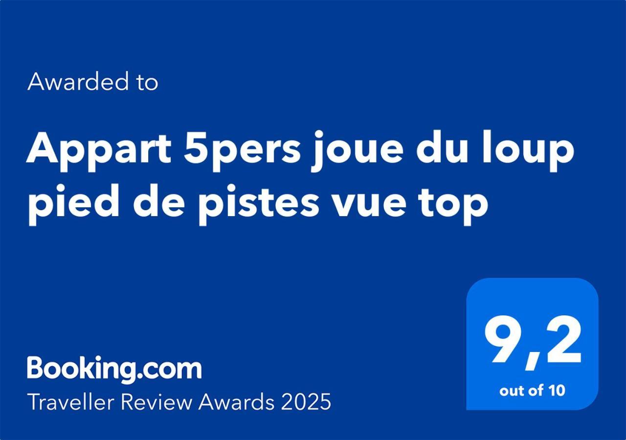 Apartament La Joue Du Loup, Aux Pieds Des Pistes Et Vue Sur Montagnes Zewnętrze zdjęcie